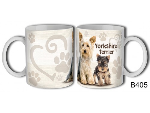 (B405) Bögre 3 dl - Yorkshire terrier – Kutyásoknak ajándék